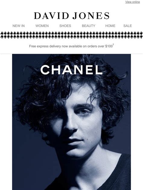 david jones bleu de chanel